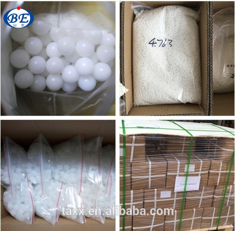 package of plastic resin balls 